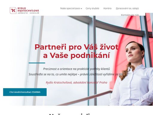 preciznost a orientace na praktické potřeby klientů. jsme vaši partneři pro život i podnikání. specializace na obchodní a občanské právo, veřejné zakázky, nemovitosti, pracovní právo a gdpr.