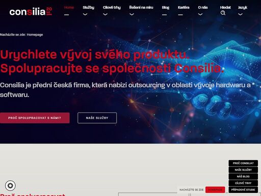 outsourcujte vývoj vašich produktů u společnosti consilia: tým dborníků na hardware a software. efektivní inovace díky nearshoringu! teď je ten správný čas.
