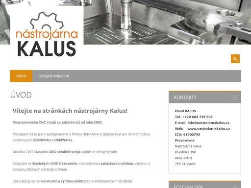 vítejte na stránkách nástrojárny kalus