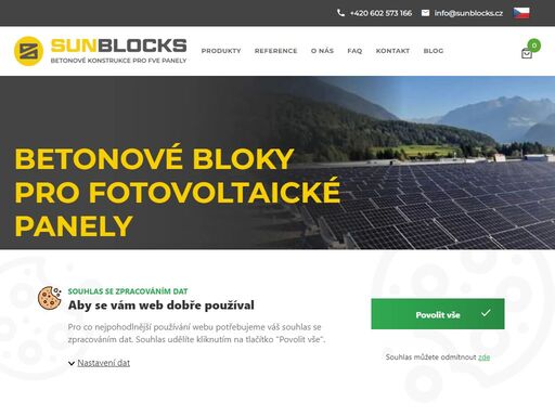betonové bloky představují revoluci v montáži fotovoltaických panelů ?? pro rovné střechy a pozemní instalace. ?? díky nim zabere instalace panelů 1/4 času oproti jiným typům konstrukcí a nevyžaduje žádné zásahy do povrchu střechy.