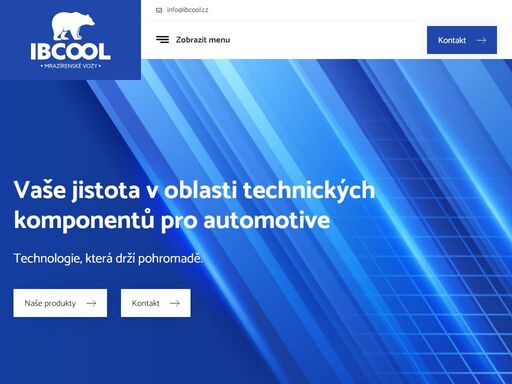 ibcool s.r.o. je mladá a dynamická společnost založená v roce 2024, která se specializuje na dodávky vysoce kvalitních technických komponentů pro automotive průmysl.