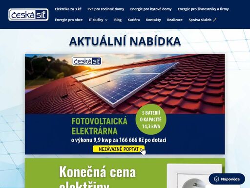 vymyslíme chytré energetické řešení, které sníží náklady na energie nebo bude dokonce vydělávat. řešení jsou ekonomická, ekologická, podpořená dotacemi. chytrá elektrárna, fve