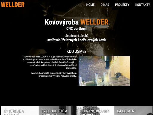 kovovýroba wellder s.r.o. – profesionální a přesné cnc obrábění, frézování, soustružení, svařování, vrtání, lisování a ohraňování v jablonci nad nisou. nabízíme kompletní strojírenské služby na míru pro firmy i jednotlivce.