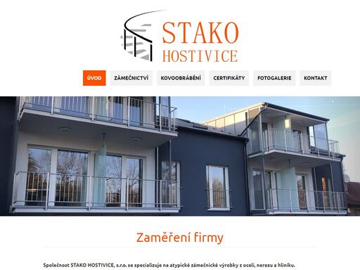 stako hostivice, s.r.o. - zakázkové zámečnictví hostivice