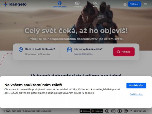 kangelo vzniklo jako platforma pro všechny cestovatele a průvodce. spojujeme průvodce, cestovní agentury, cestovní kanceláře a cestovatele na jednom místě. jsme klubem pro nadšence do dobrodružství! jsme kangelo!