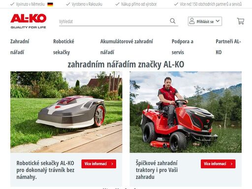 bez ohledu na to, zda sečete trávník, obděláváte půdu nebo stříháte živé ploty, v online obchodě al-ko najdete to správné zahradní nářadí pro každou činnost.