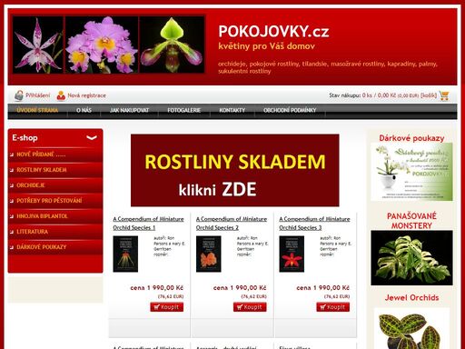 pokojovky.cz  - internetový obchod zaměřený na živé rostliny a potřeby pro rostliny. ozeleníme interiér vaší firmy i bytu, zajistíme i vzrostlé rostliny. 