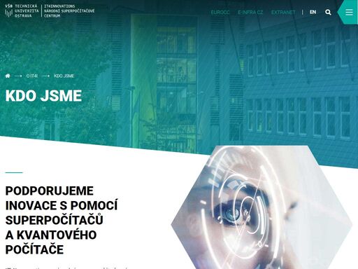 podporujeme inovace s pomocí superpočítačů a kvantového počítače it4innovations národní superpočítačové centrum při všb – technické univerzitě ostrava