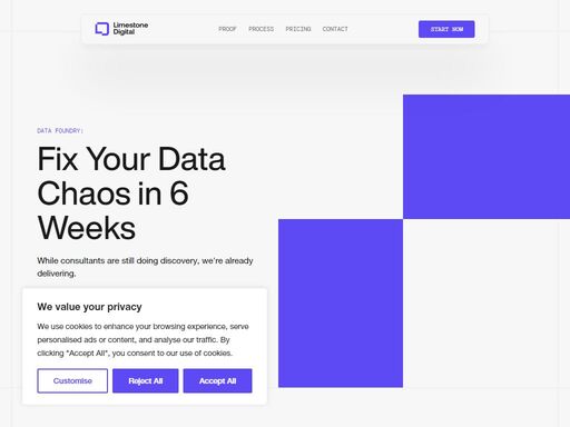 we unify your data—fast—so insights flow, decisions accelerate, and transformation begins.