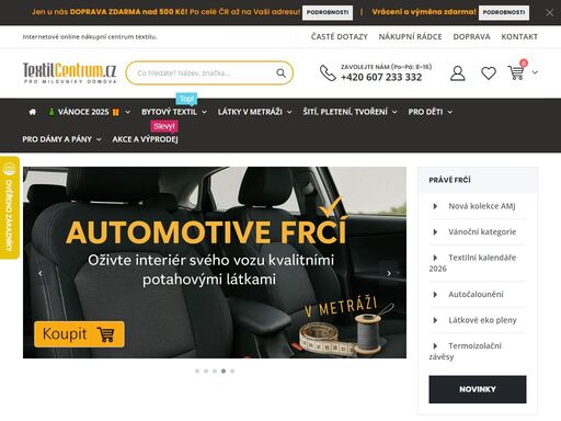 textilcentrum.cz - internetové online nákupní centrum textilu. více než 15;000 produktů z textilu pro vás i pro váš domov na jednom místě. nakoupíte zde bytový textil (povlečení, prostěradla, záclony, závěsy ...), textil do kuchyně i do koupelny, látky v metráži (oděvní, dekorační i speciální), vlny a příze, textilní galanterii, textil pro děti, pánské košile a kravaty, oděvní doplňky a nepřeberné množství dalších produktů z textilu.