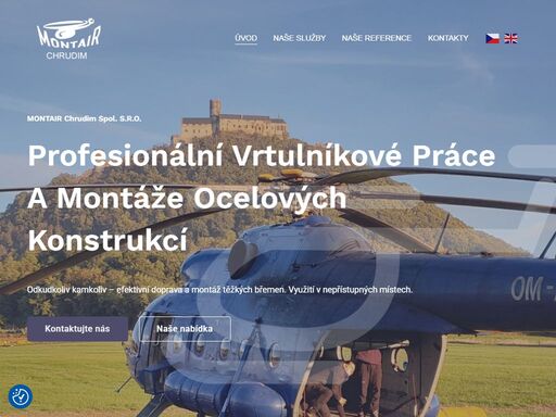 vyskove prace, montazni prace, ocelove konstrukce montair chrudim