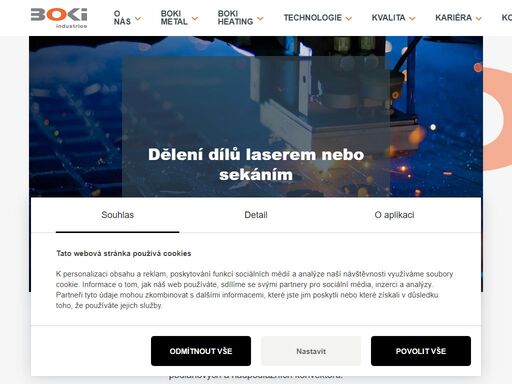 nabízí komplexní strojírenskou výrobu v oblasti zpracování plechů, svařování, mechanického opracování, povrchové úpravy a montáže celků.