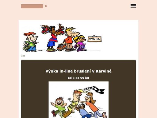 výuka in-line bruslení v karviné