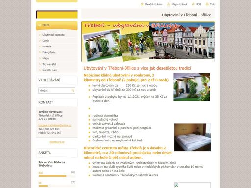 levné ubytování v třeboni v soukromí. klidné ubytování v soukromí. ubytování třeboň.  2 pokoje, pro 2 až 8 osob. samostatný vchod. wifi.