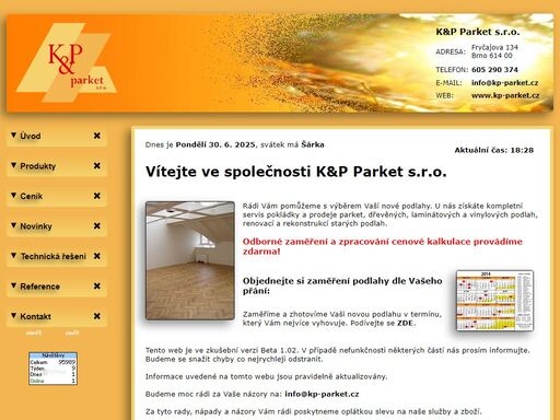 k&p parket s.r.o. - vše pro podlahy