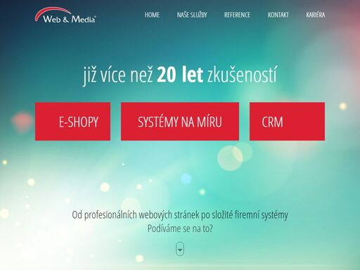 od profesionálních webových stránek po složité firemní systémy (e-shopy, crm). 10 let zkušeností.