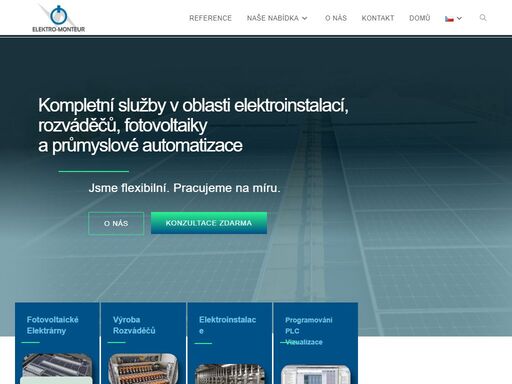 elektro monteur. zabýváme se komplexními službami v oblasti elektroinstalací, automatizací, výrobou rozvaděčů, regulací topení-chlazení, ...