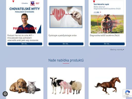 již 30 let pečujeme o potřeby veterinárních profesionálů v oblasti mezinárodního obchodu, výroby, distribuce a odborného poradenství.