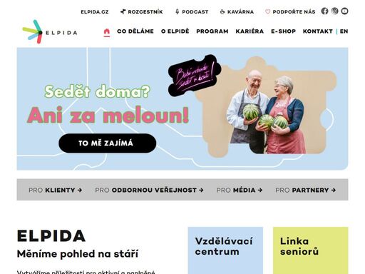 elpida je tu pro seniory