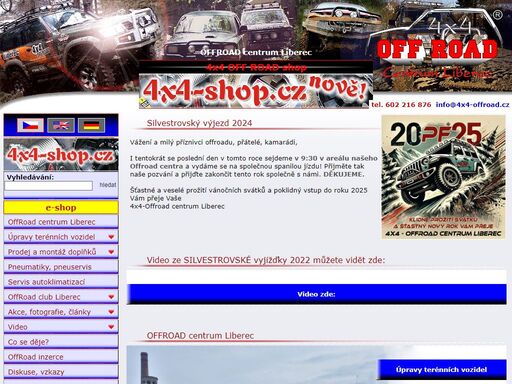 úpravy terenních vozidel, prodej a montáž doplňků, pneuservis, prodej pneumatik, off road club,  servis klimatizace