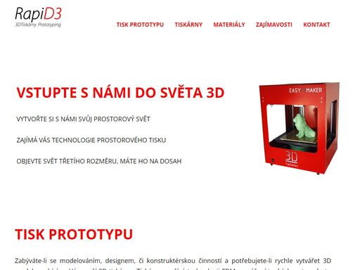 rapid3 - zabýváte-li se modelováním, designem, či konstruktérskou činností a potřebujete-li rychle vytvářet 3d modely, nabízíme vám naší 3d tiskárnu. tiskárna využívá technologii fdm, nanášení tenkých vrstev plastu až do vzniku požadovaného tvaru modelu. pro tisk se používá materiál abs nebo pla.
