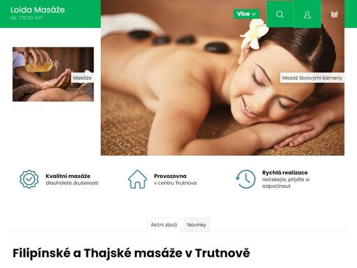 filipínské a thajské masáže v trutnově, loida masáže