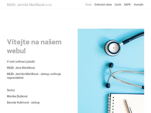 mudr. jarmila maršíková a mudr. jana maršíková provozují ordinaci praktického lékaře v hradci králové.