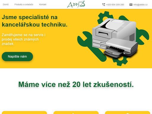 servis a prodej kancelářské techniky v praze