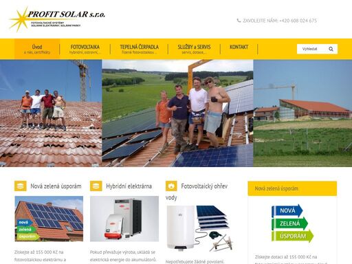 nabízíme hybridní elektrárny, fotovoltaický ohřev vody, servis. vypracujeme žádost a získáme pro vás dotaci nová zelená úsporám.