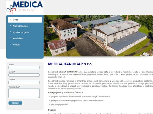 společnost medica handicap je chráněnou dílnou, která zaměstnává z více jak 60% osoby se zdravotním potižením.