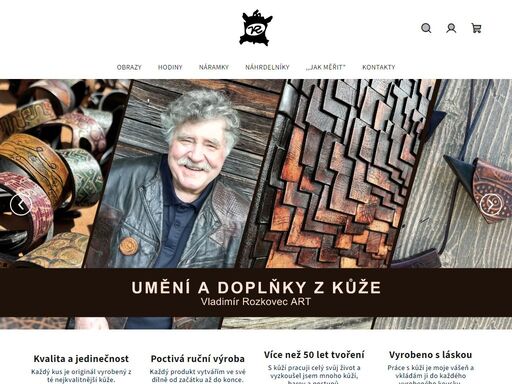 ručně vyráběné kožené šperky, obrazy a plastiky. originální kolekce kožených šperků. každý výrobek je jedinečný.