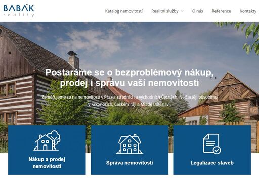 realitní kancelář a realitní makléř jičín - jan babák - zajišťuje v jičíně a na jičínsku prodej a pronájem nemovitostí, domů, bytů, pozemků, chat a chalup, komerčních a obchodních nemovitostí.
