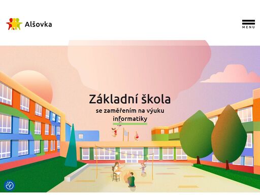 základní škola se zaměřením na výuku jazyků a informatiky. kopřivnice, ulice alšova. alšovka. základní škola v kopřivnici.