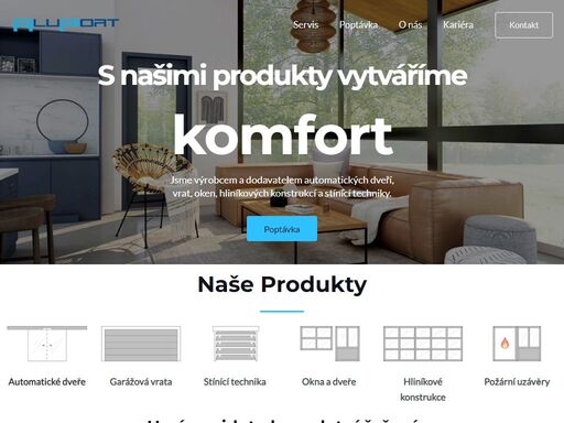 výrobce automatických dveří, výplní stavebních otvorů, hliníkových pergol a zimních zahrad