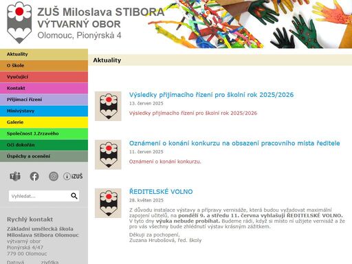základní umělecká škola miloslava stibora olomouc