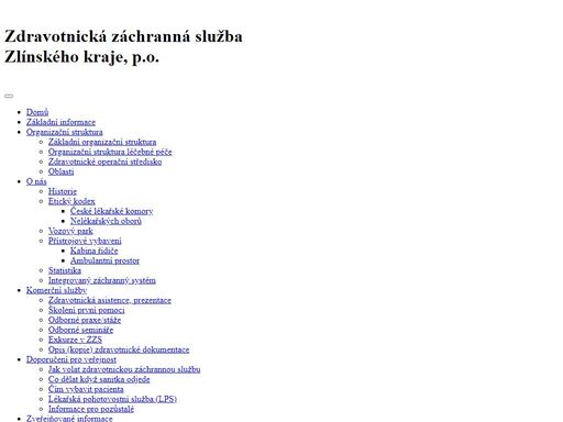 zdravotnická záchranná služba zlínského, kraje p.o.