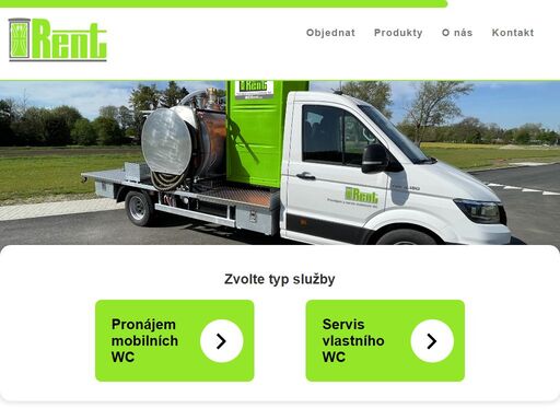 wc rent - pronájem mobilních toalet a příslušenství