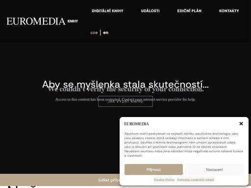 euromedia group a. s. (dále jen euromedia) z knižní divize skupiny rockaway, knižní holding, a. s. je největším a nejsilnějším subjektem podnikajícím...