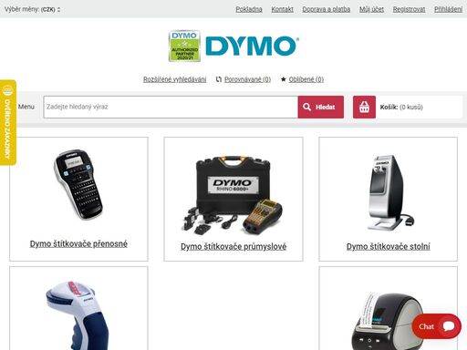 kompletní nabídka dymo štítkovačů a tiskáren skladem ? velkoobchod a maloobchod ? dodání do 24h ? distribuce dymo pro čr ? dymo šítkovače a tiskárny ?...