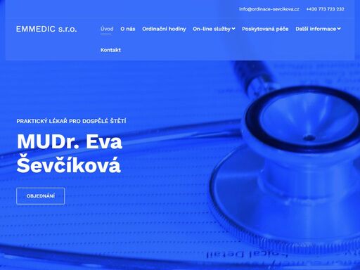 mudr. eva ševčíková je praktickou lékařskou pro dospělé. ordinuje ve městě štětí. 