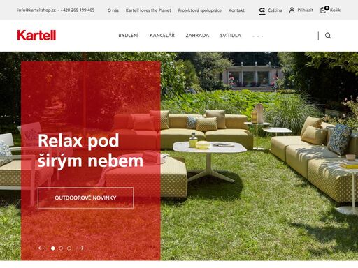 designový plastový nábytek, svítidla a bytové doplňky od předních designérů