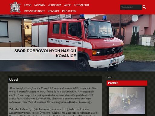 sbor dobrovolných hasičů kovanice