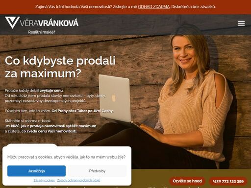 prodávám byty, domy, činžáky, chalupy i pozemky s plným servisem. mezi prahou a budějovicemi. i v realitách rozhodují emoce a dobré vztahy. vytvářím je a rozvíjím.