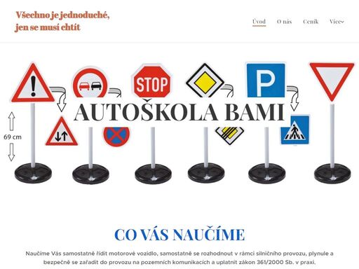 naučíme vás samostatně řídit motorové vozidlo, samostatně se rozhodnout v rámci silničního provozu, plynule a bezpečně se zařadit do provozu na pozemních komunikacích a uplatnit zákon 361/2000 sb. v praxi.