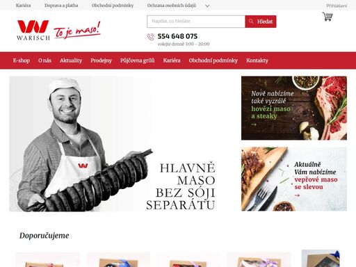 homepage. tento týden jsme připravili




1 100 ks
vybouráných vepřových půlek a hovězích čtvrtí




55 000
naporcovaných kg masa




1 500 ks
vyřízených objednávek









půjčovna grilů
k u nás zakoupeným produktům vám rádi zapůjčíme některý z našich grilů.
zjistěte více



…