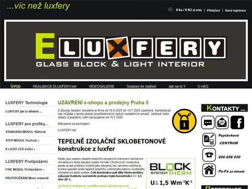 e-shop luxfery.net - sortimentu luxfery.net 