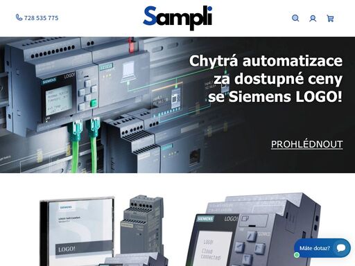 jsme oficiální distributor produktů siemens logo! pro vaši automatizaci.