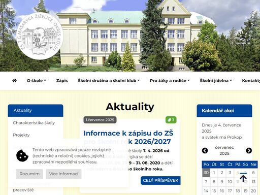 základní škola t.g. masaryka žiželice, okres kolín