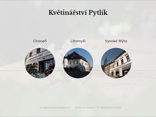 správně vybraná kytice nebo květinová dekorace dokáže rozzářit nejeden tmavý kout a vykouzlit úsměv na tváři žen. vybírat můžete z naší bohaté nabídky. 