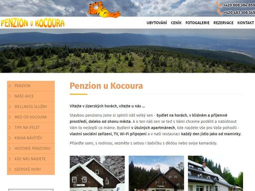 penzion u kocoura, jizerské hory, desná, černá říčka penzion u kocoura, jizerské hory, desná, černá říčka